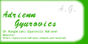 adrienn gyurovics business card